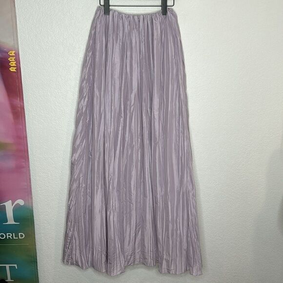 NWT For Love & Lemons Kamala Maxi Skirt & Rosette Bra Small Lavender - Picture 7 of 16
